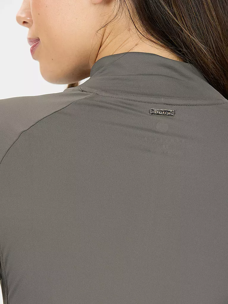 ATHLECIA | Camiseta de fitness para mujer Grina con cremallera de 1/2 |