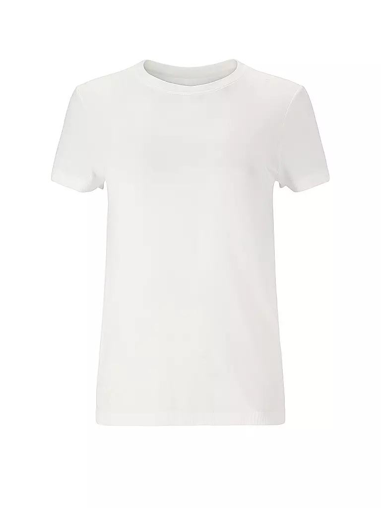ATHLECIA | Camiseta de fitness para mujer Julee de corte holgado sin costuras | Blanco