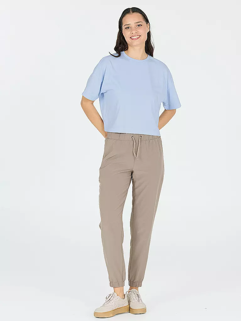 ATHLECIA | Camiseta de fitness Reynolds para mujer | Azul claro