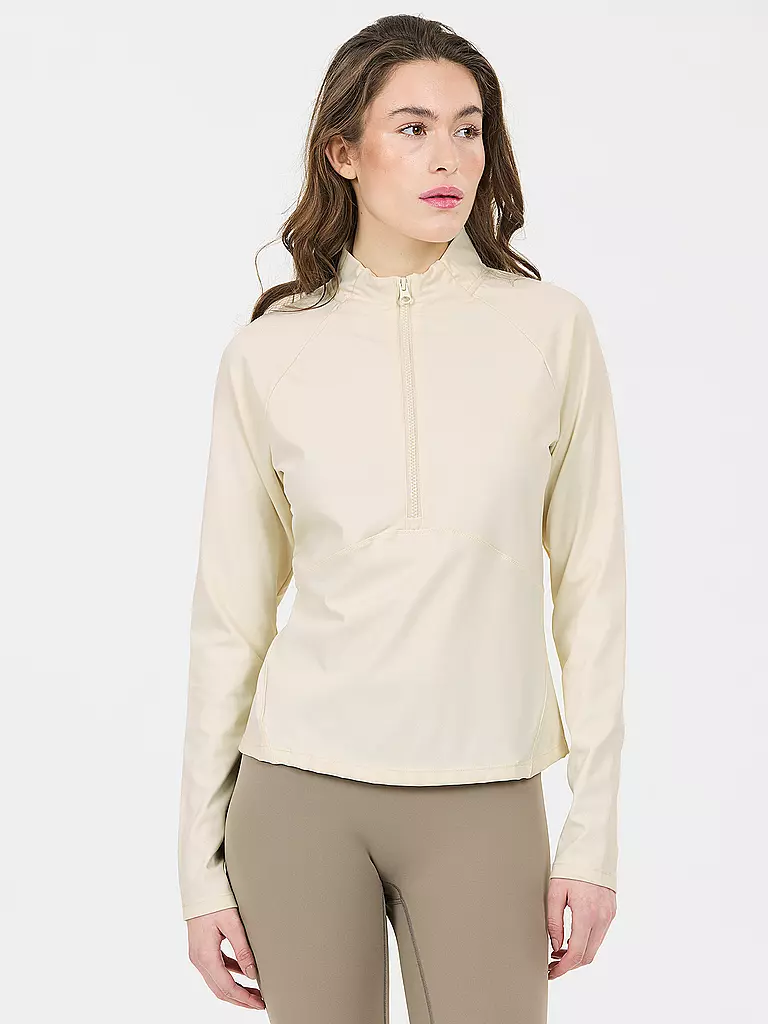 ATHLECIA | Damen Fitness Zipshirt Midory | Crema