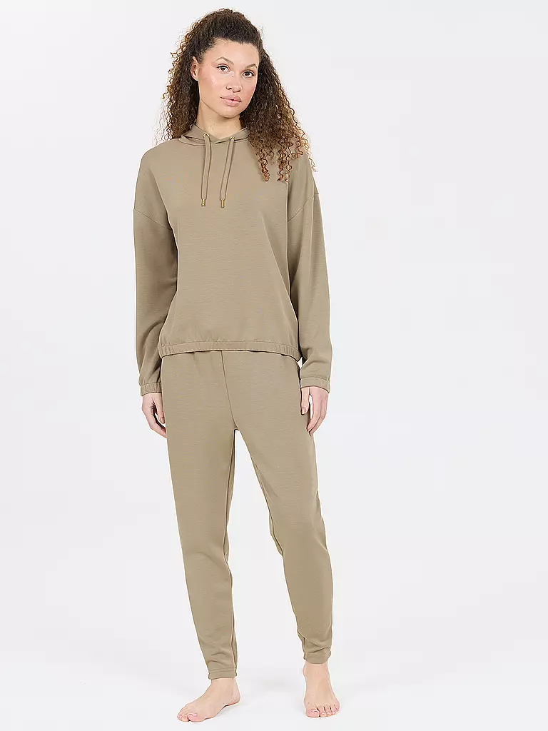 ATHLECIA | Damen Fitnesshoodie Namier | Camel