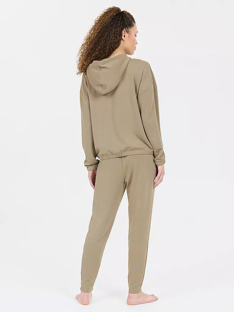 ATHLECIA | Damen Fitnesshoodie Namier | Camel