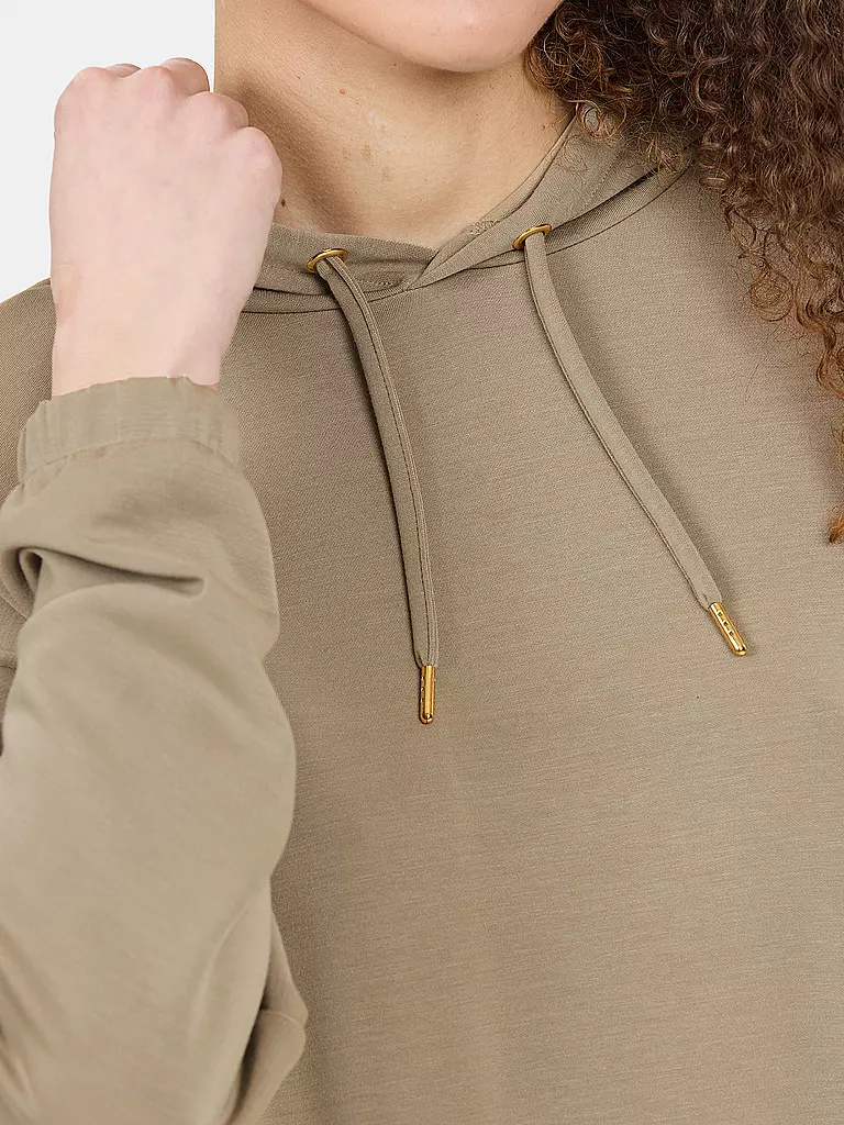 ATHLECIA | Damen Fitnesshoodie Namier | Camel