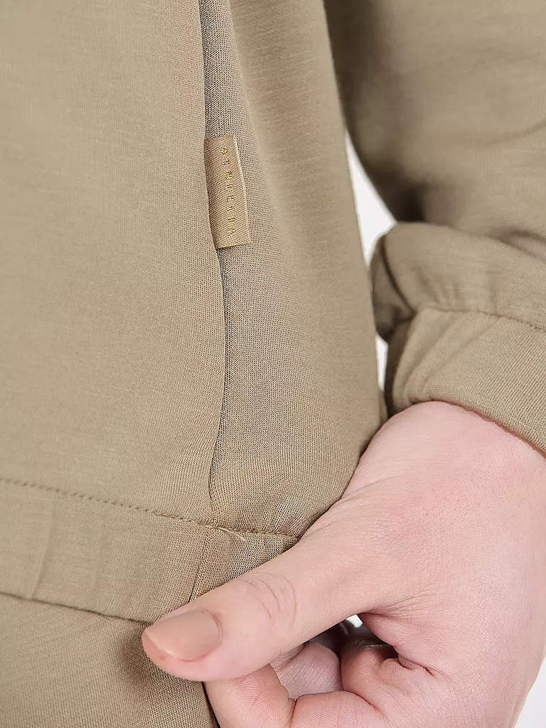 ATHLECIA | Damen Fitnesshoodie Namier | Camel