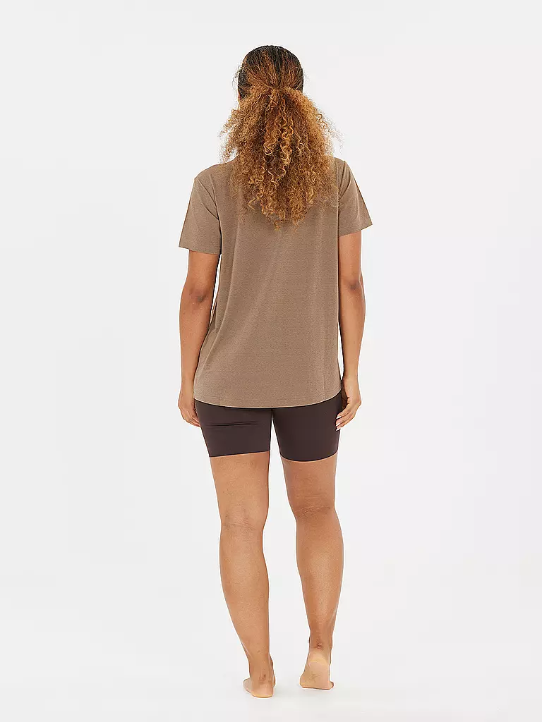 ATHLECIA | Damen Fitnessshirt Lizzy | Marrón