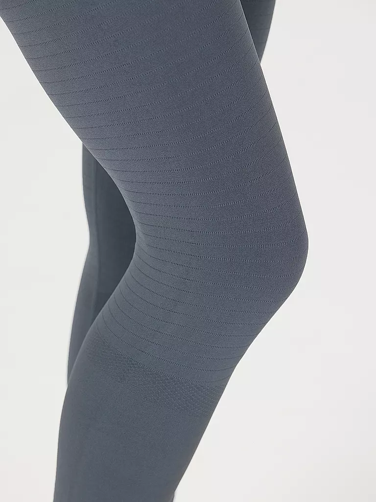 ATHLECIA | Damen Fitnesstight Seamless Nagar | Azul oscuro