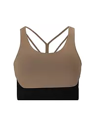 ATHLECIA | Damen Sport-BH Lris Medium Support | Negro