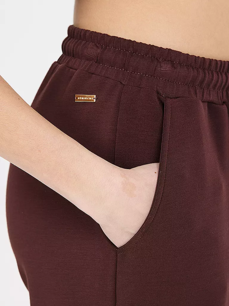 ATHLECIA | Pantalones de fitness Jacey para mujer | Rojo oscuro