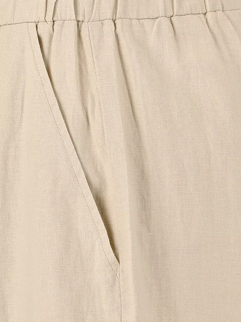 ATHLECIA | Short de lino con cintura elástica para mujer |