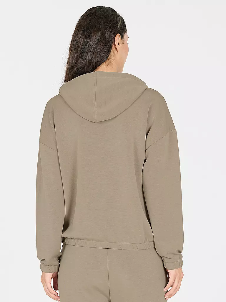 ATHLECIA | Sudadera con capucha de fitness Namier para mujer | Camel