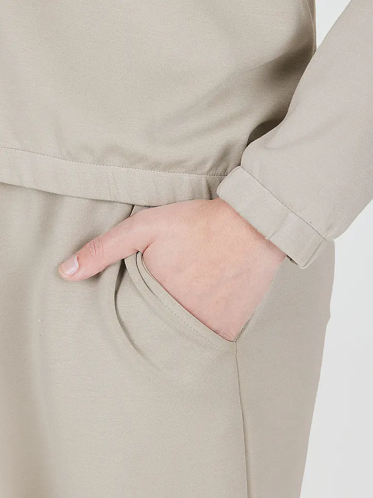 ATHLECIA | Sudadera con capucha para fitness Namier para mujer | Beige