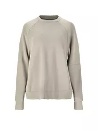 ATHLECIA | Sudadera de fitness para mujer Jacey con cuello redondo | Beige