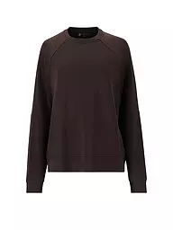 ATHLECIA | Sudadera de fitness para mujer Jacey con cuello redondo | Marrón