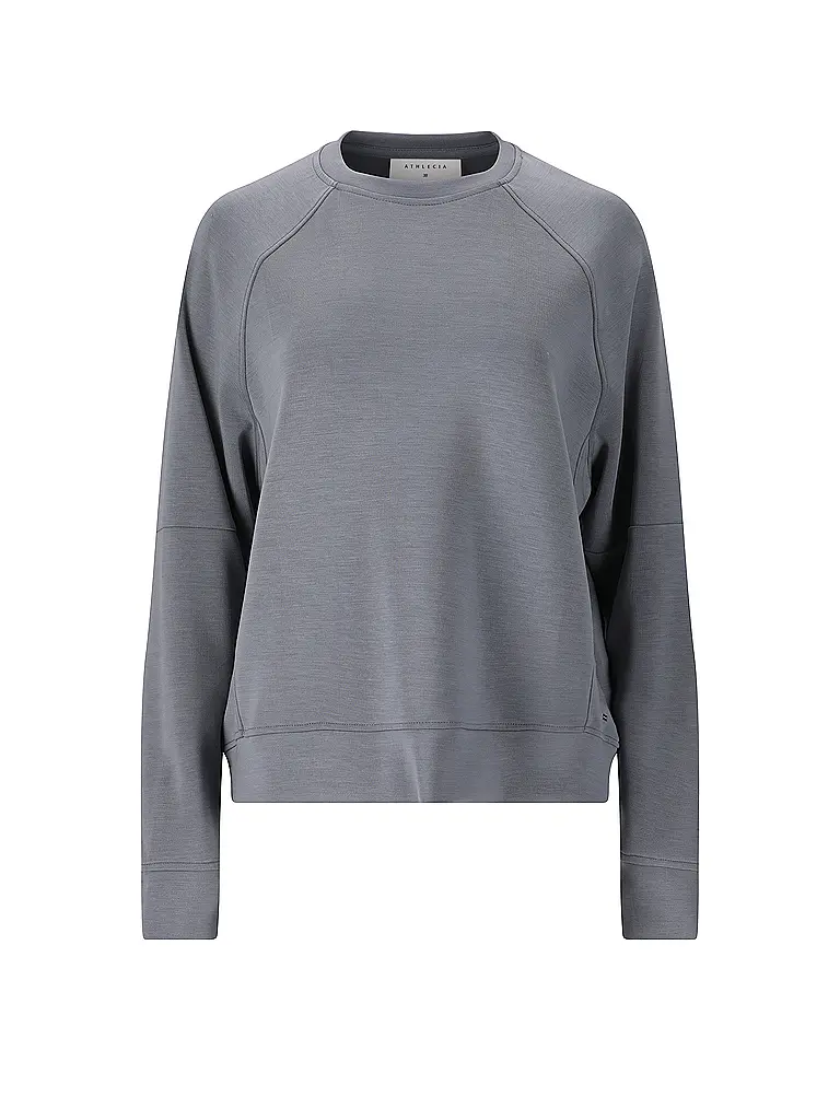 ATHLECIA | Sudadera de fitness para mujer Jacey con cuello redondo | Gris
