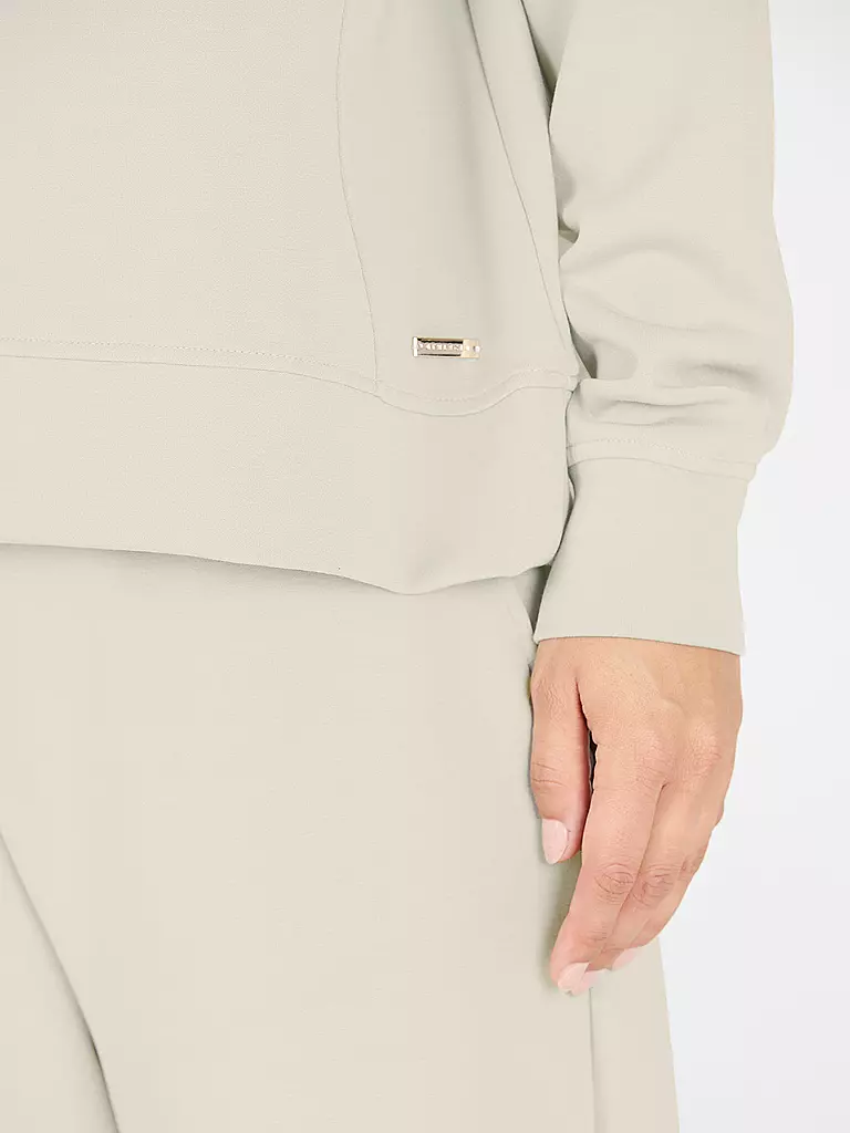 ATHLECIA | Sudadera de fitness para mujer Jacey con cuello redondo | Beige