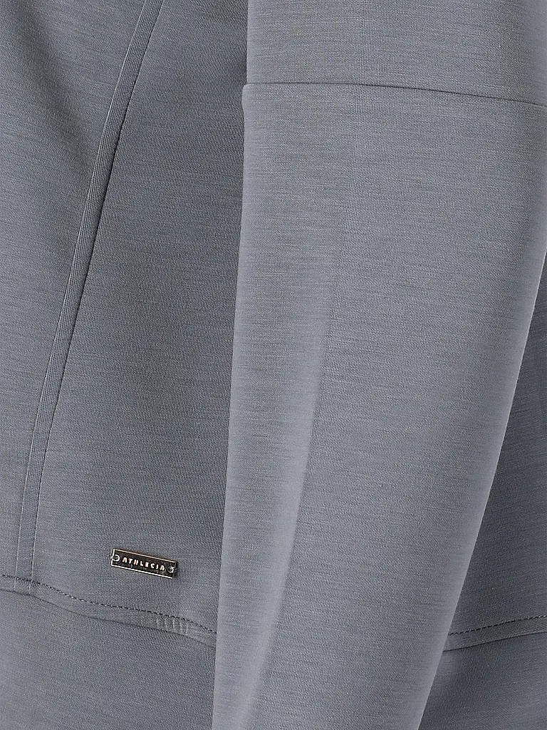 ATHLECIA | Sudadera de fitness para mujer Jacey con cuello redondo | Gris