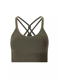 ATHLECIA | Sujetador deportivo para mujer Foan Seamless Low Support | Oliva