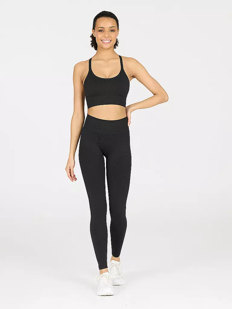 ATHLECIA | Sujetador deportivo para mujer Foan Seamless Low Support | Negro