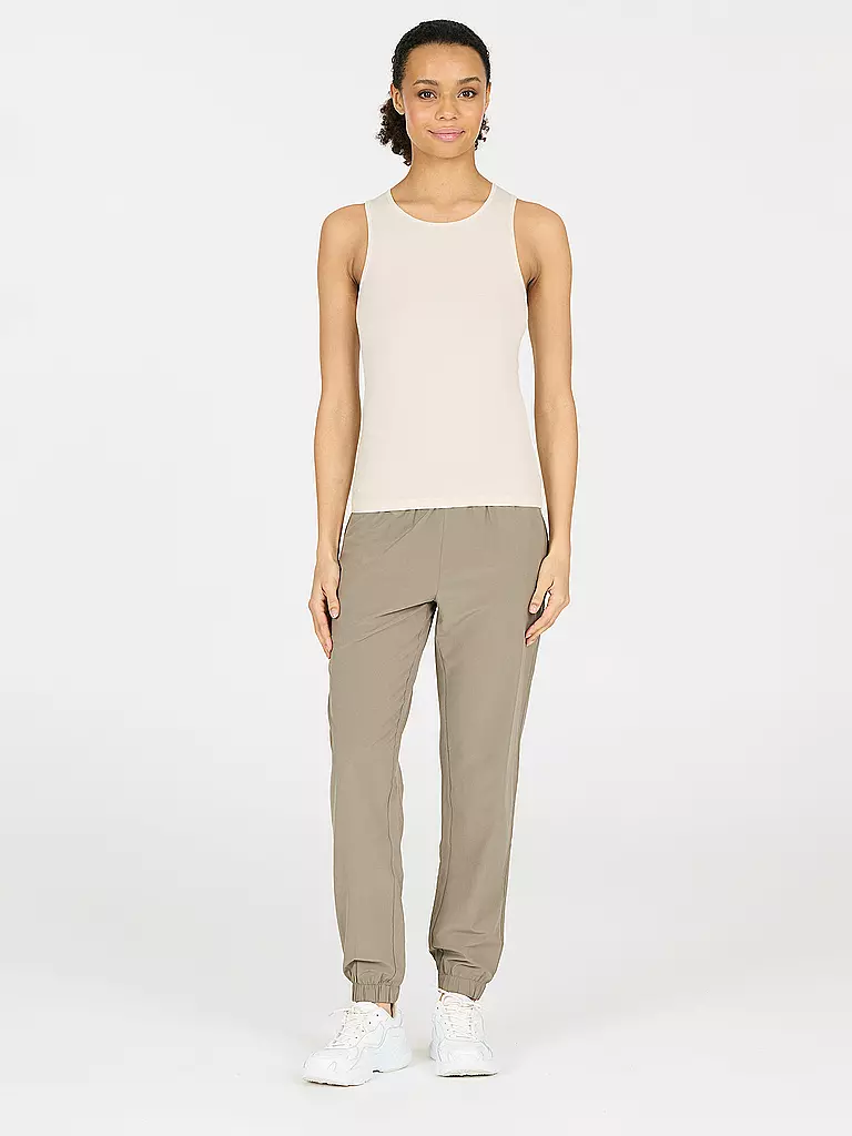 ATHLECIA | Tank TInashe para mujer | Crema