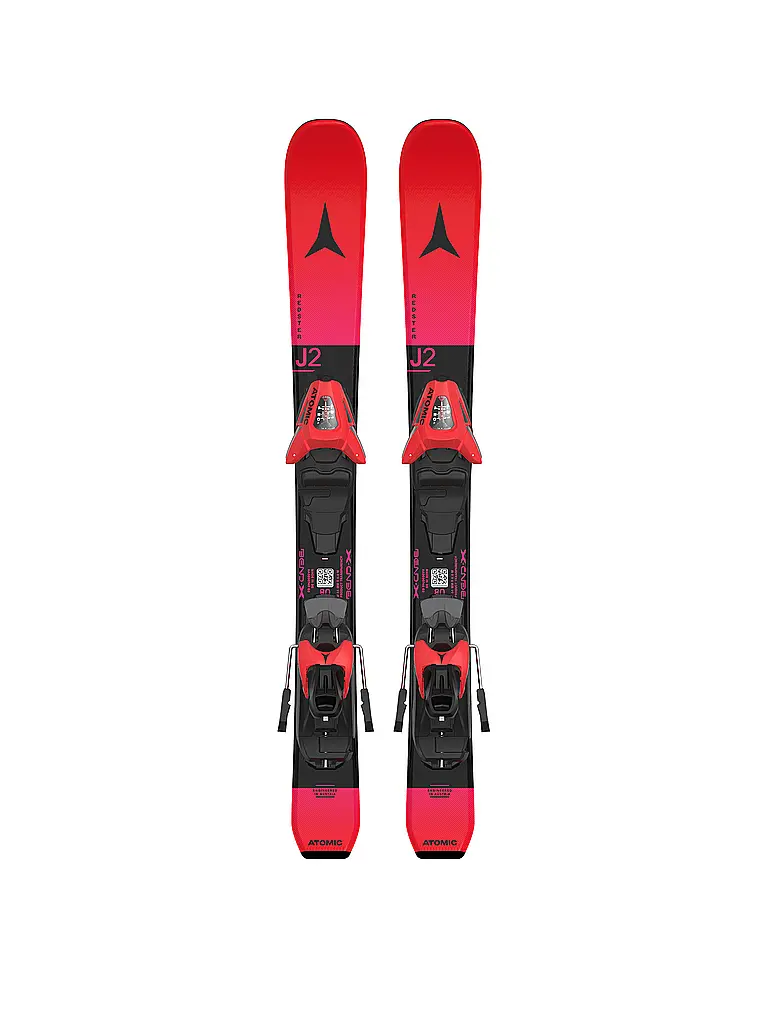 ATOMIC | Set de esquí para niños Redster J2 70-90 + C 5 GW | Rojo