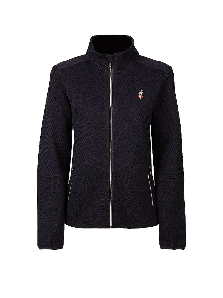 AULP | Chaqueta de Jacquard de punto para mujer | Negro