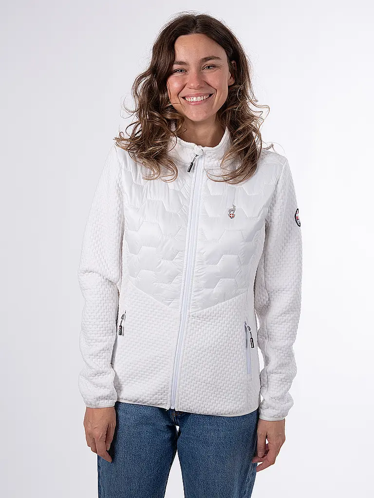 AULP | Chaqueta híbrida Celsi para mujer | Blanco