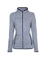 AULP | Chaqueta polar de mujer Melange Knit | Azul oscuro