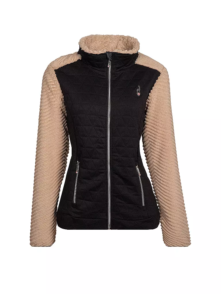 AULP | Damen Fleecejacke Vahan Faux Fur | Marrón