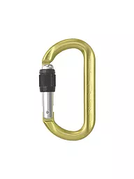 AUSTRIALPIN | Mosquetón de rosca Ovalo anodizado | Amarillo