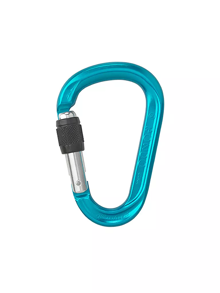 AUSTRIALPIN | Mosquetón de seguridad HMS Rondo anodizado | Azul