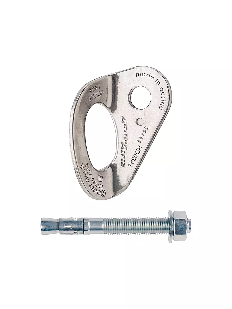 AUSTRIALPIN | Pletina para perno de expansión de acero inoxidable 316L | Sin color