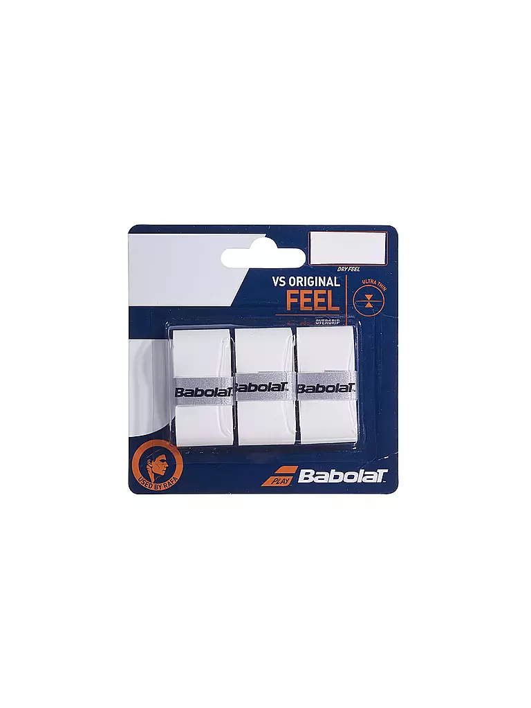 BABOLAT | Overgrips de tenis VS Grip Original X3 | Blanco