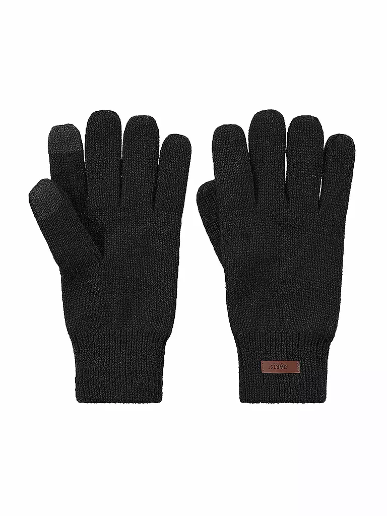 BARTS | Guantes de punto Rilef para hombre | Negro