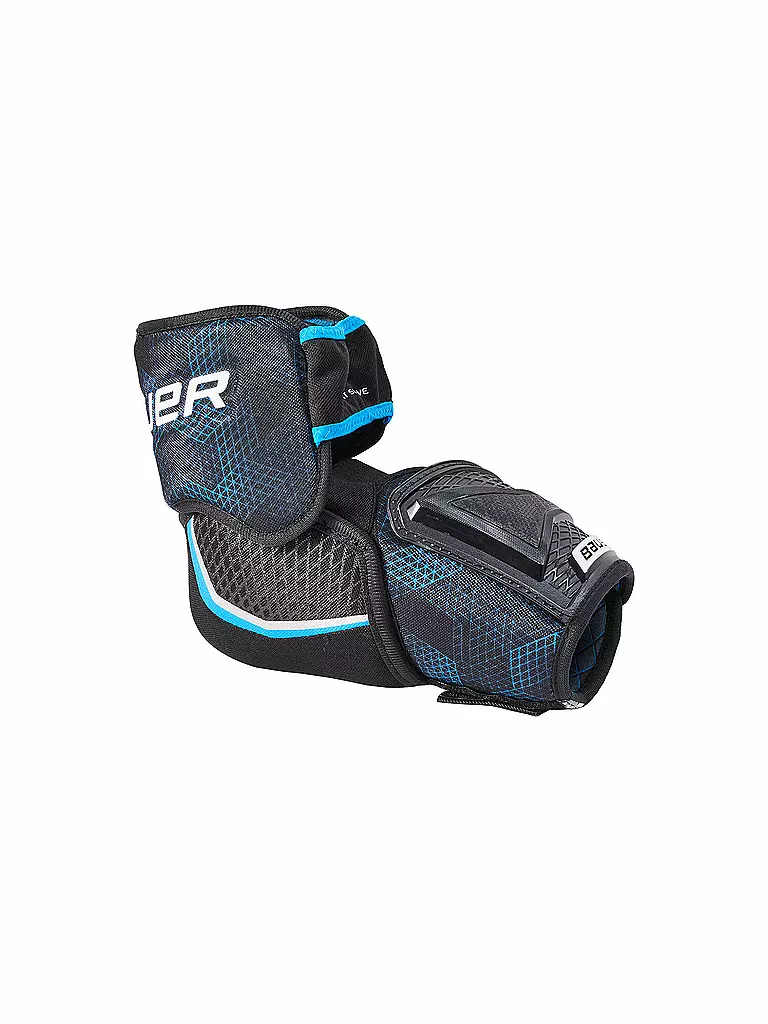 BAUER | Coderas de hockey para jóvenes X Elbow Pad Intermediate | Negro