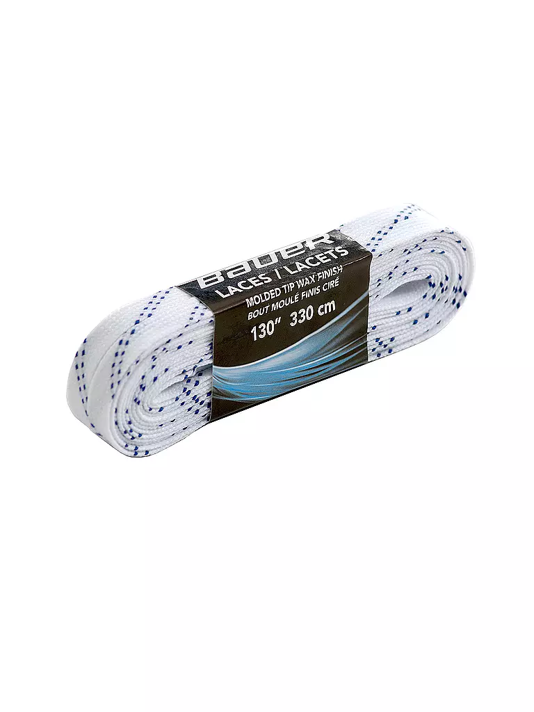 BAUER | Cordones encerados | Blanco