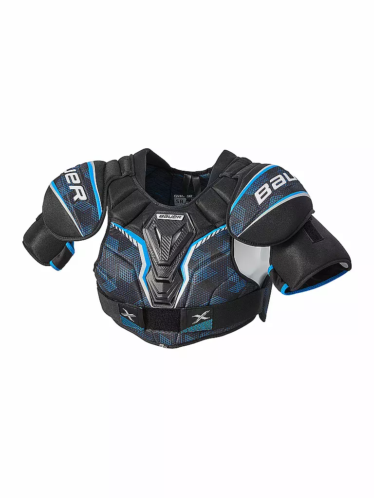 BAUER | Hombreras de hockey para jóvenes X Intermediate | Negro