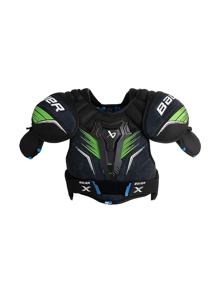 BAUER | Hombreras de hockey sobre hielo para niños X 2.0 | Negro