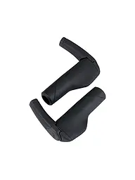 BBB | Juego de puños/cuernos para manillar de bicicleta KingComfort BHG-125 135 mm, cuernos de manillar 80 mm | Negro