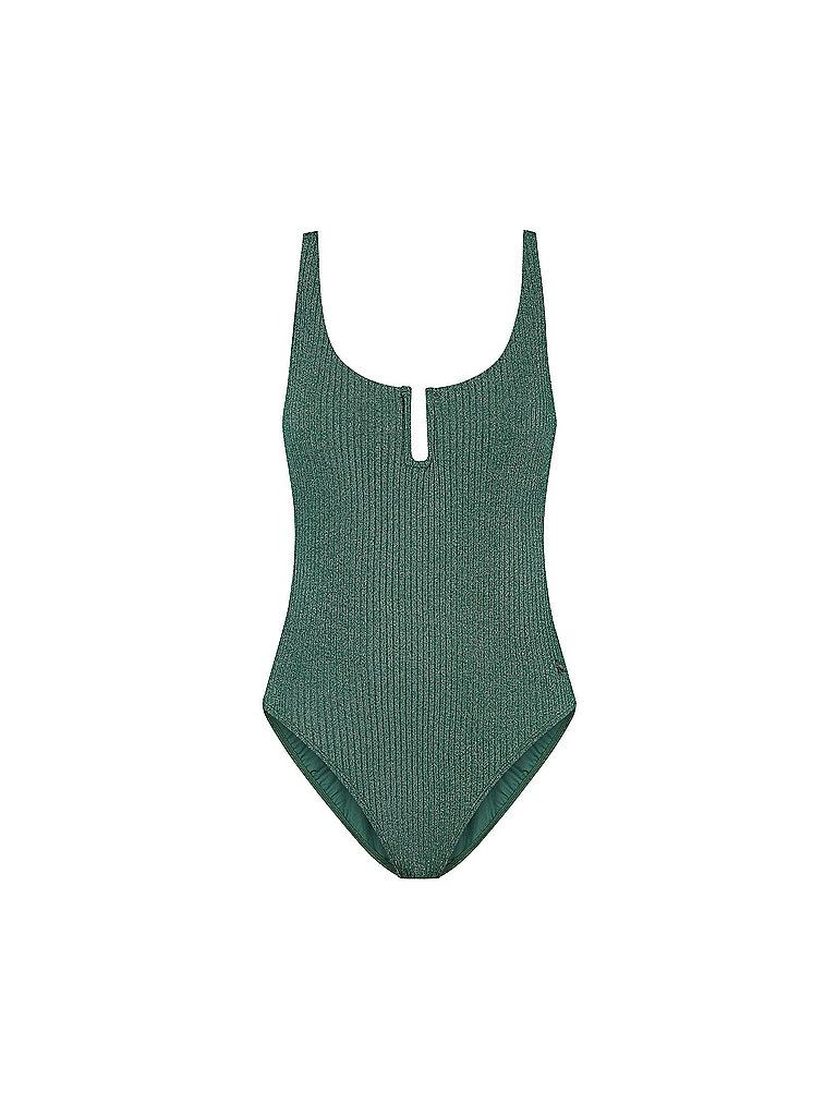 Bañador de mujer verde oscuro 40