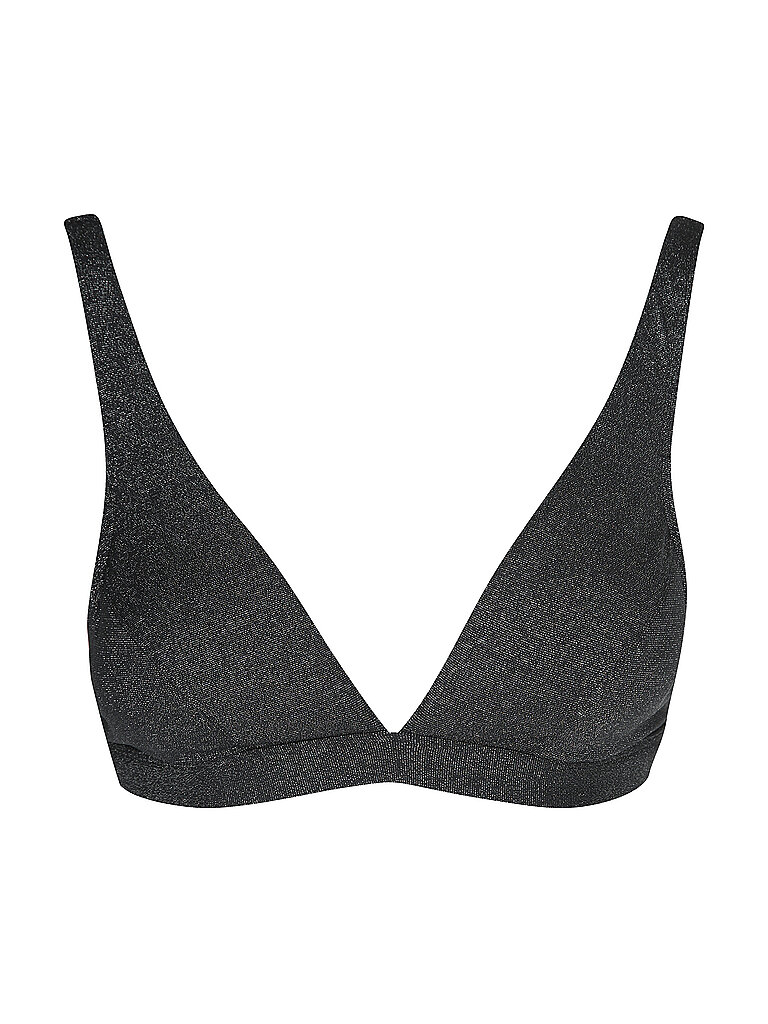 Top de bikini para mujer negro S