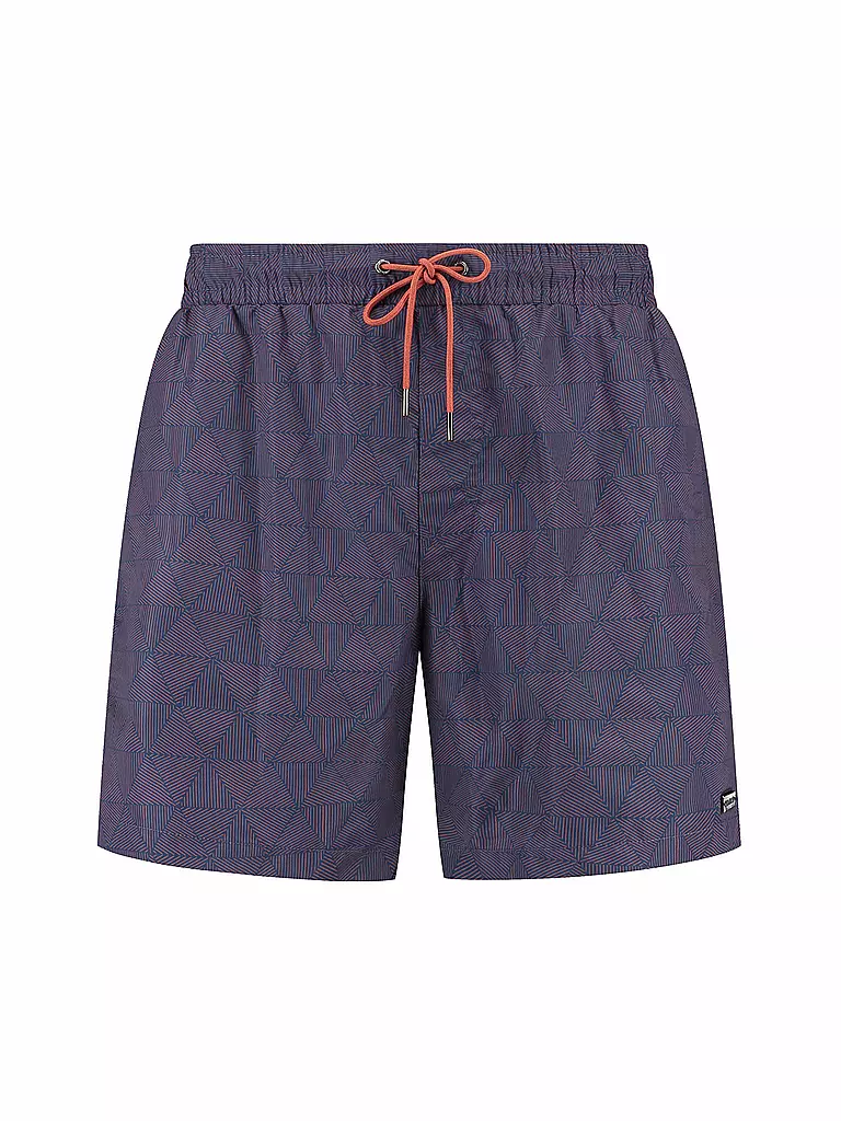 BEACHLIFE | Badeshort para hombre | Azul oscuro