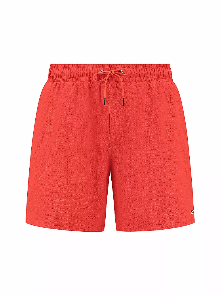BEACHLIFE | Badeshort para hombre | Rojo