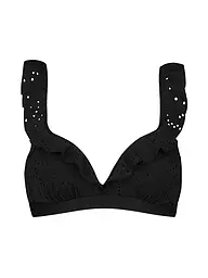 BEACHLIFE | Bikinioberteil Black Embroidery para mujer | Negro