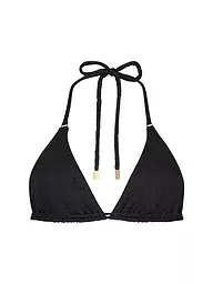 BEACHLIFE | Bikinioberteil Black Embroidery para mujer | Negro