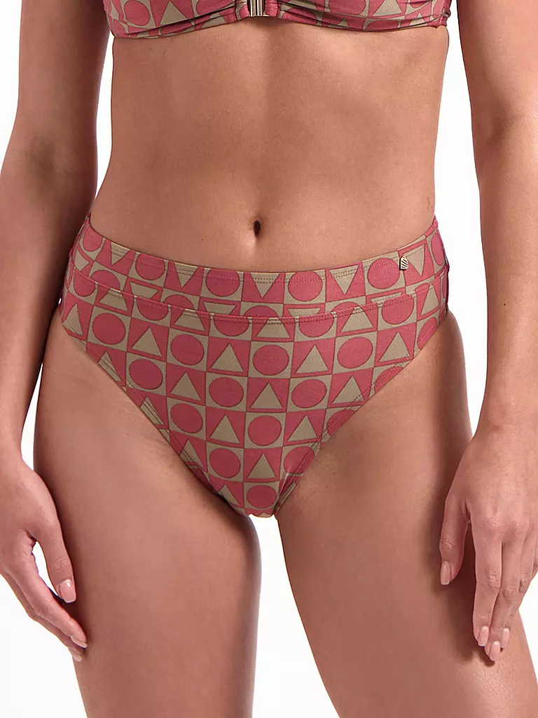 BEACHLIFE | Braga de bikini para mujer Rouge Graphics | Rojo oscuro