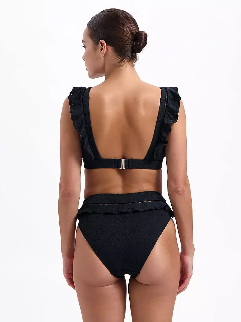 BEACHLIFE | Braguita de bikini para mujer Black Embroidery |