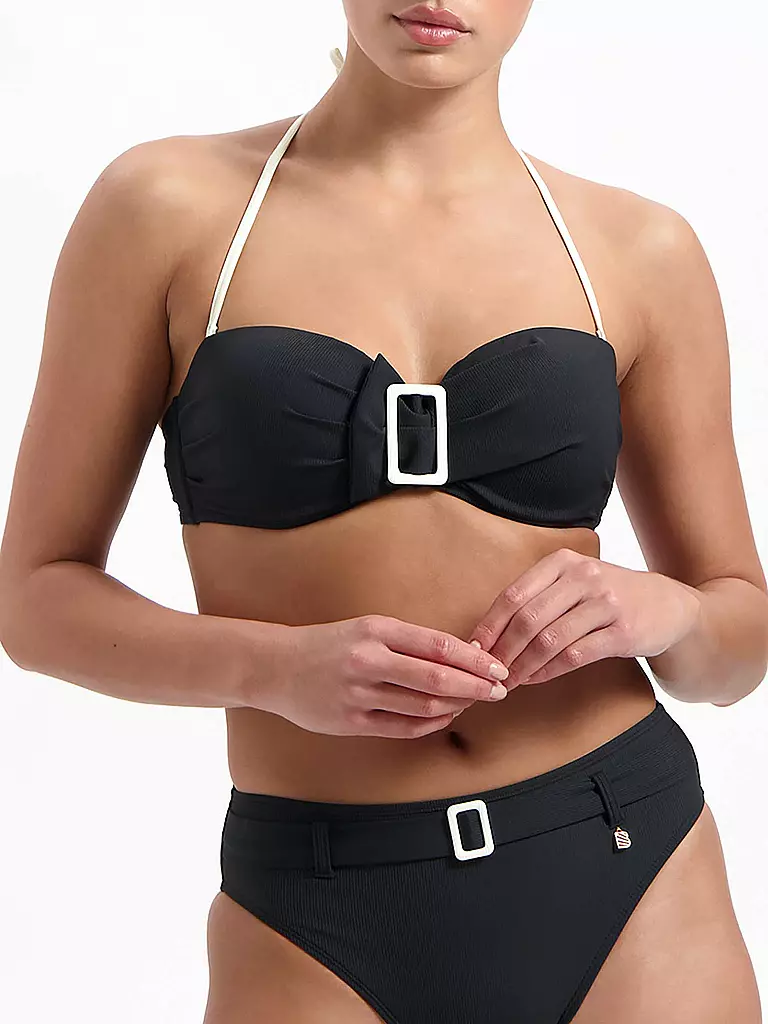 BEACHLIFE | Top de bikini para mujer Vanilla And Black | 