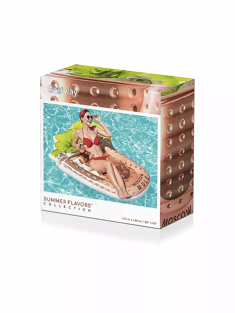 BESTWAY | Aufblasbare Moscow Mule 162 x 151 x 26 cm | Cobre