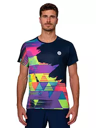 BIDI BADU | Camiseta de tenis Kaleido para hombre | Azul oscuro