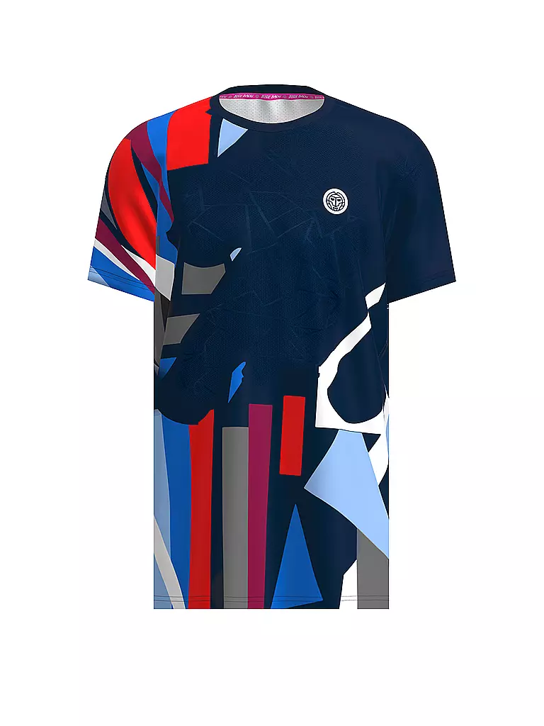 BIDI BADU | Camiseta de tenis New York para hombre | Azul oscuro